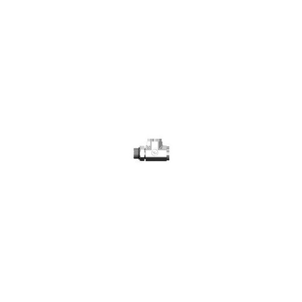 World Wide Fittings Male O-Ring Boss Adjustable to Female O-Ring Boss to Female O-Ring Boss Tee 6835X12X12X12 - main